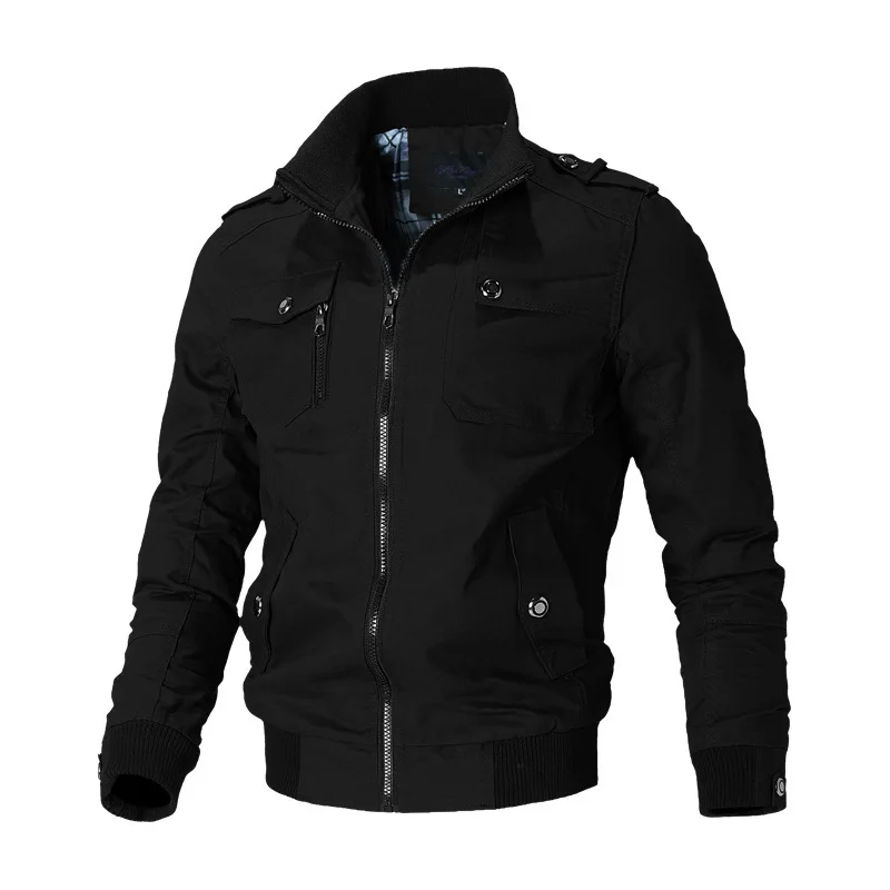 Elegant Men's Windbreaker Jacket