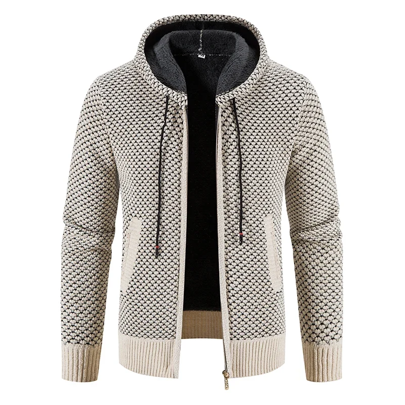 Hooded Men's Cardigan