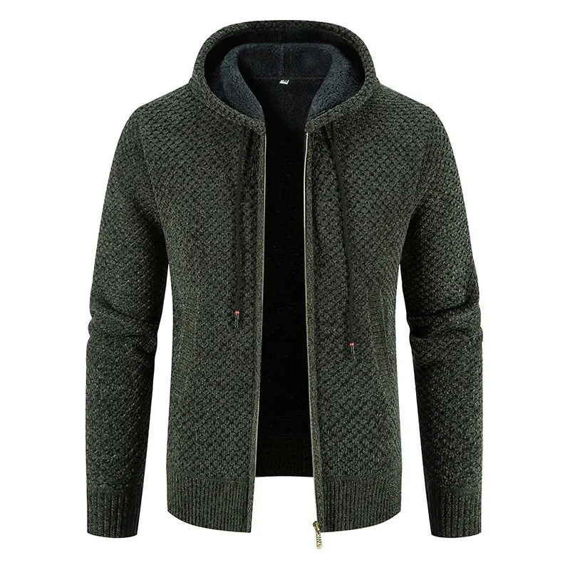 Hooded Men's Cardigan