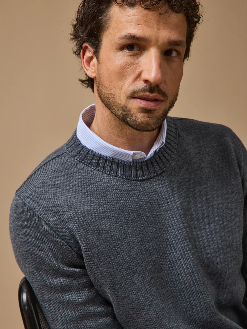Herrenpullover aus Merinowolle: Cyrillus X Les 3 Tricoteurs