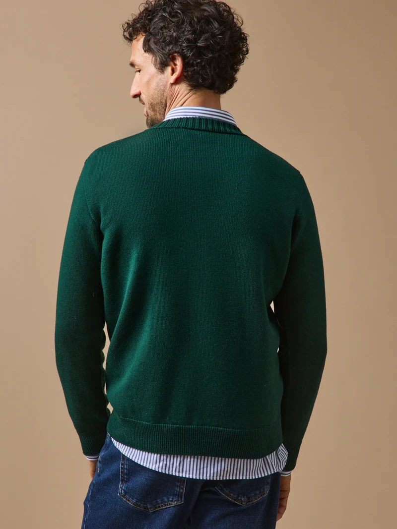Herrenpullover aus Merinowolle: Cyrillus X Les 3 Tricoteurs