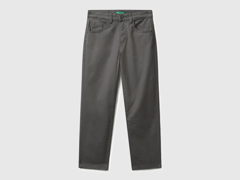 Fünf-Taschen-Hose aus Stretch-Baumwolle