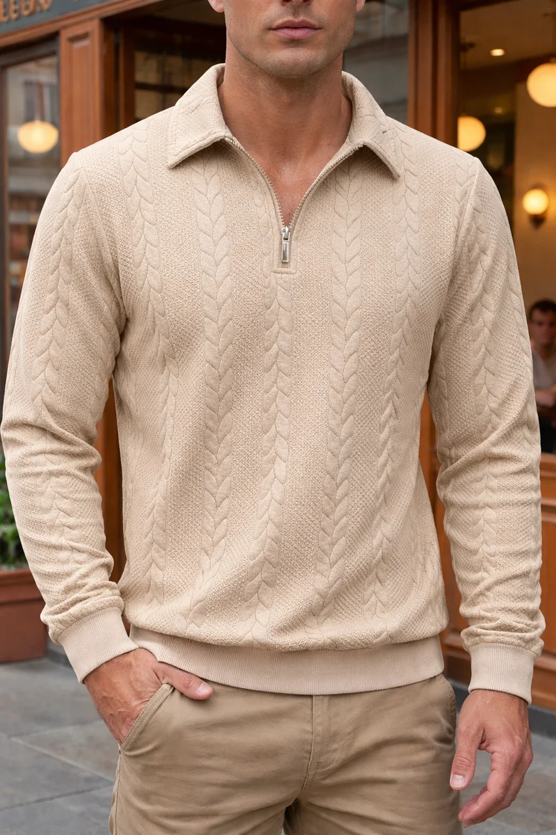 Italian Zip Sweater