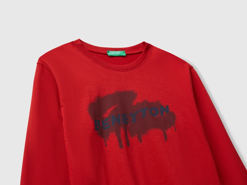 T-Shirt mit Logo-Print