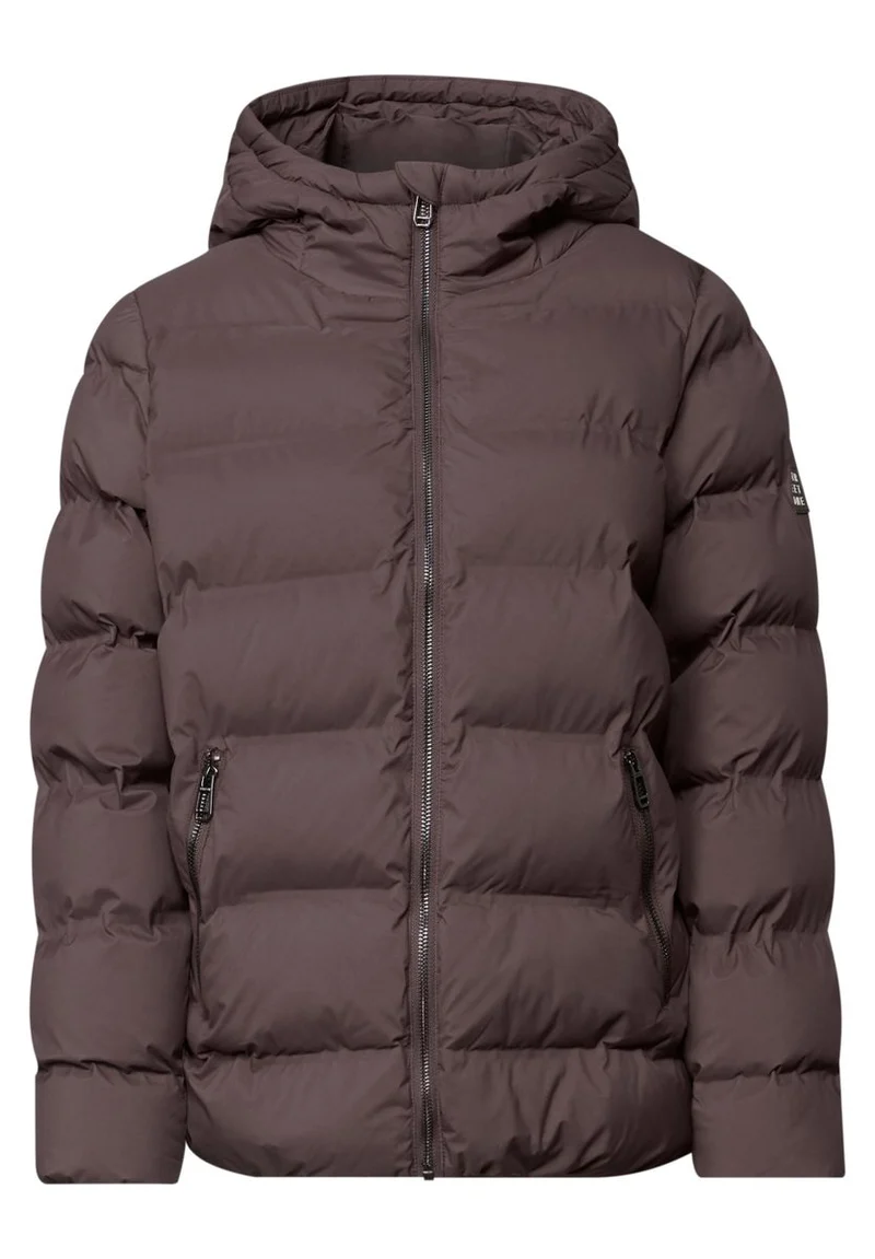 Kurze Jacke mit geklebter Steppung