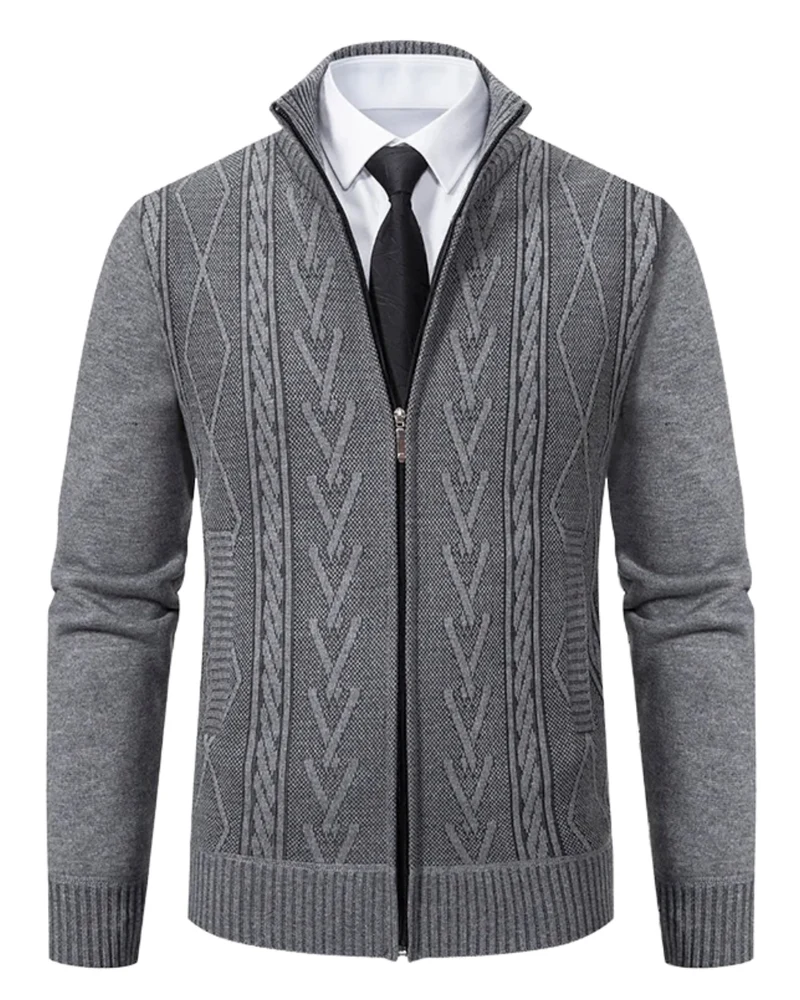 Elegant Men's Business Cardigan