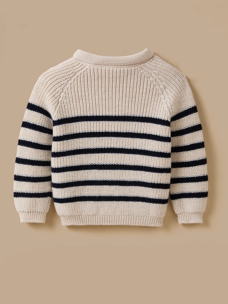 Babypullover aus Merinowolle – Cyrillus X Les 3 Tricoteurs