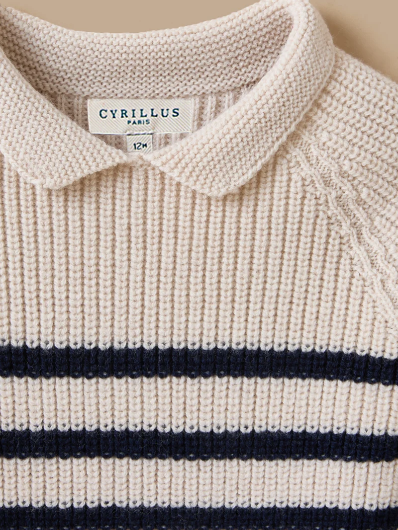 Babypullover aus Merinowolle – Cyrillus X Les 3 Tricoteurs