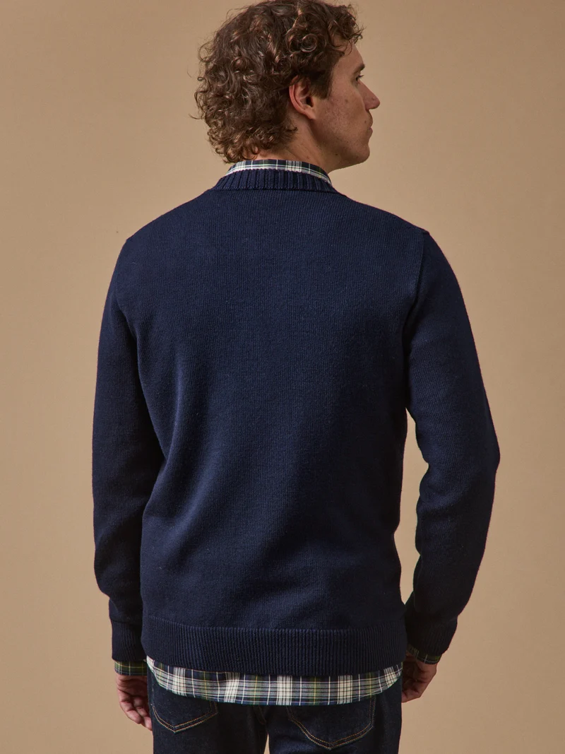 Herrenpullover aus Merinowolle: Cyrillus X Les 3 Tricoteurs