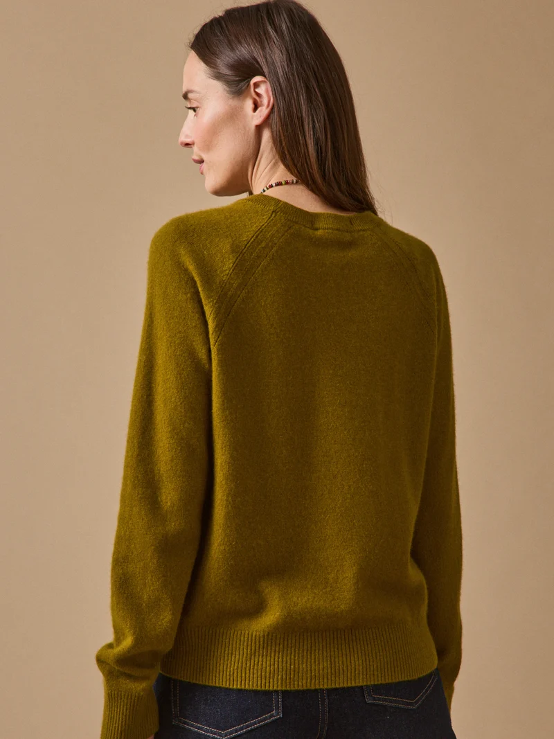 Damenpullover mit rundem Halsausschnitt - Cashemere-Kollektion