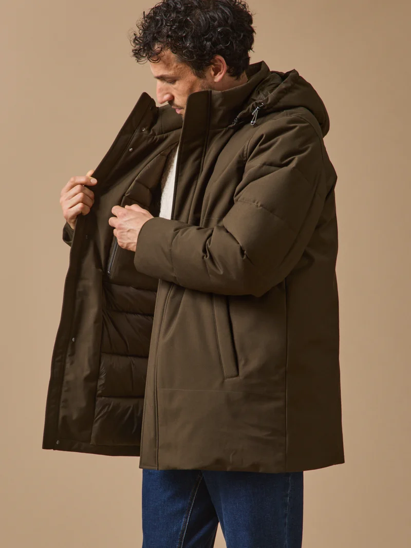 Herren-Parka mit Innenfutter