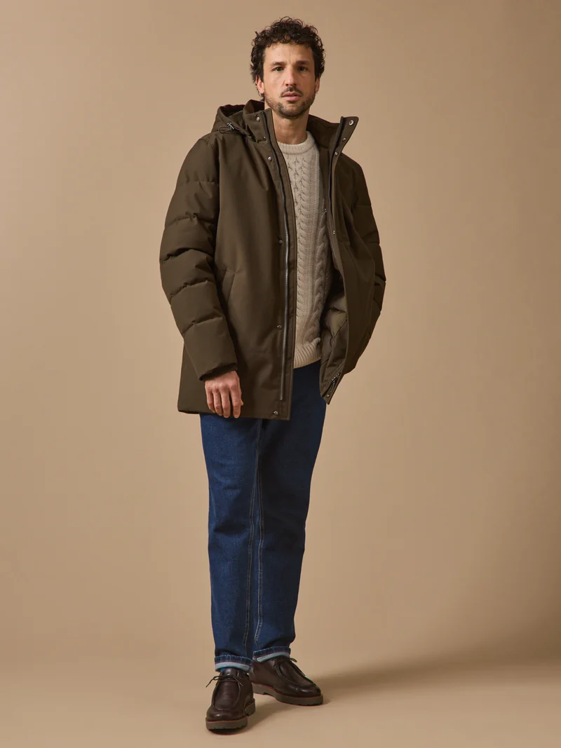 Herren-Parka mit Innenfutter