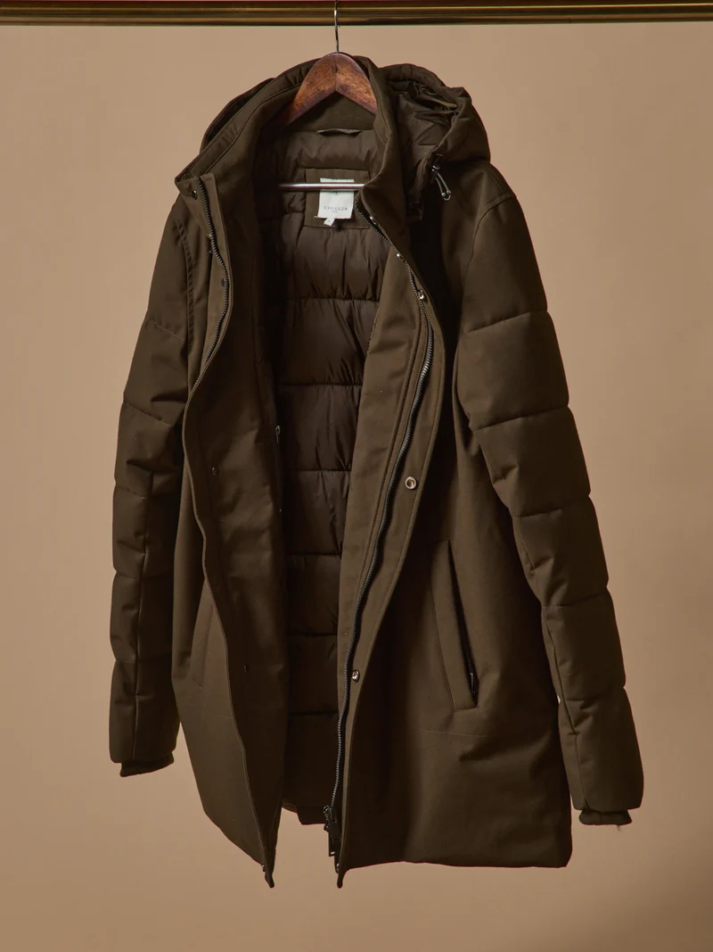 Herren-Parka mit Innenfutter