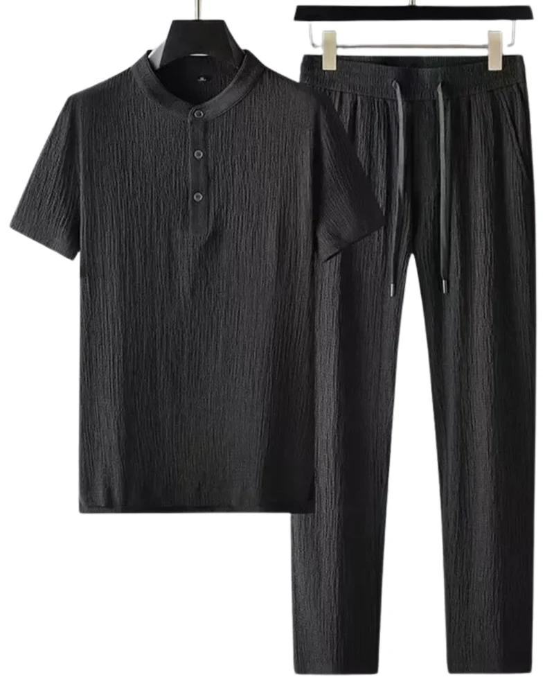 Breathable Men's Shirt Set