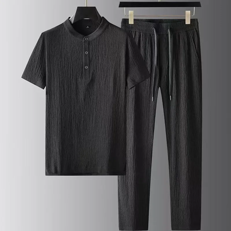 Breathable Men's Shirt Set