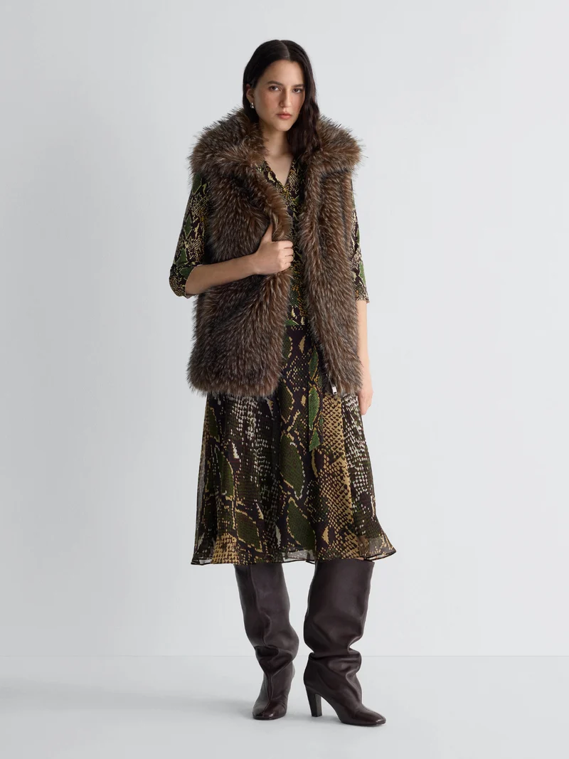 Malin Faux Fur Weste