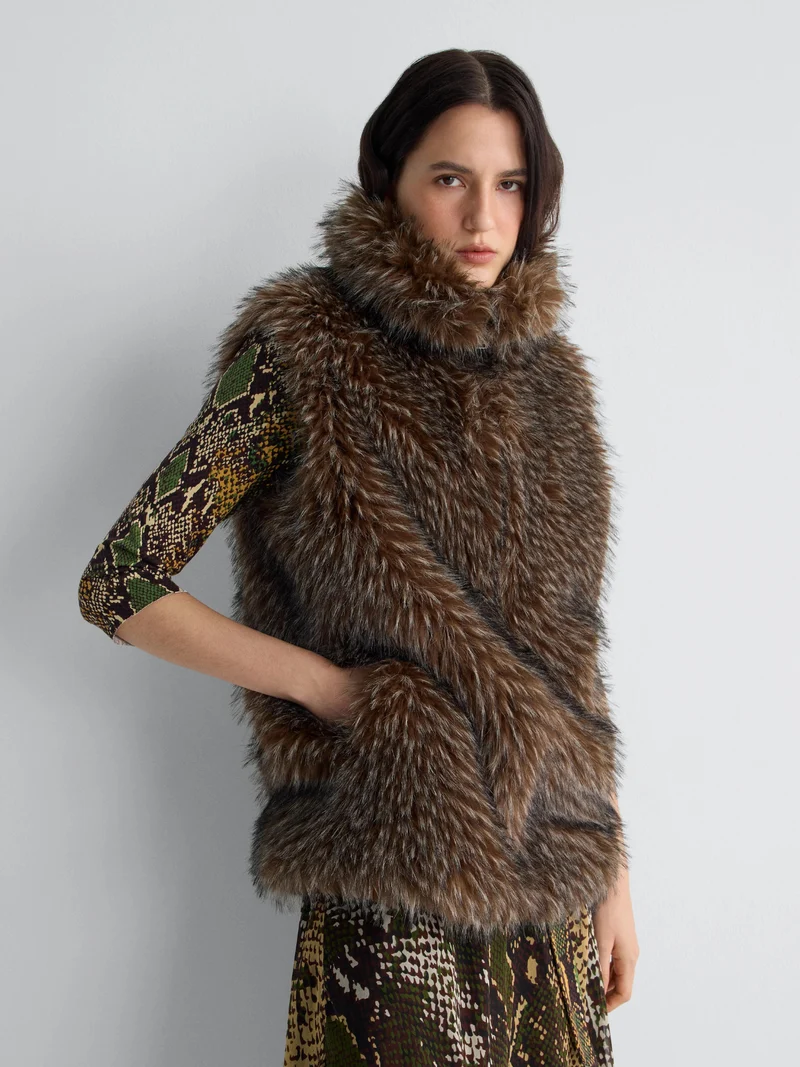 Malin Faux Fur Weste