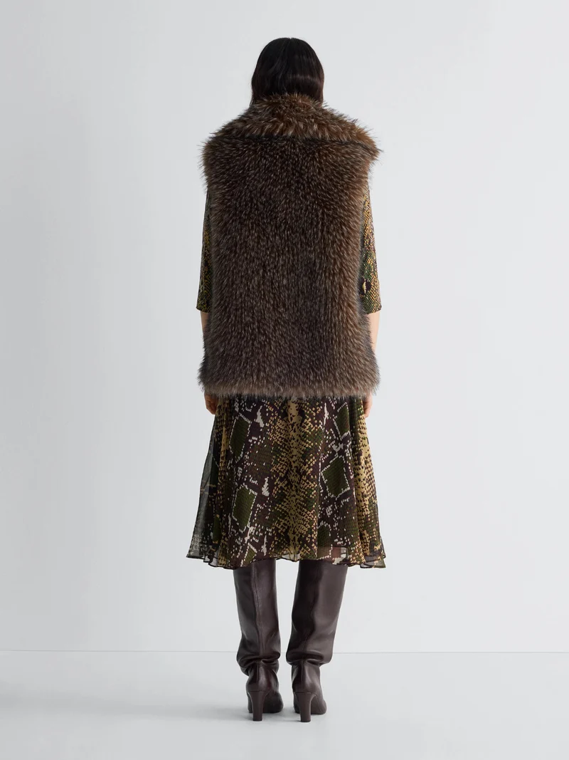 Malin Faux Fur Weste