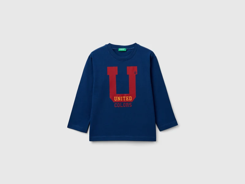 T-Shirt mit Druck, aus Baumwolle