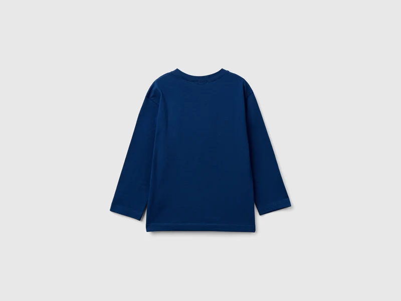 T-Shirt mit Druck, aus Baumwolle