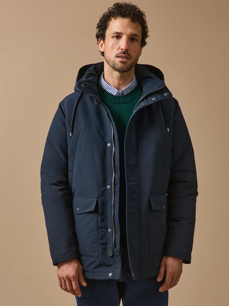 Herren-Parka, halblang