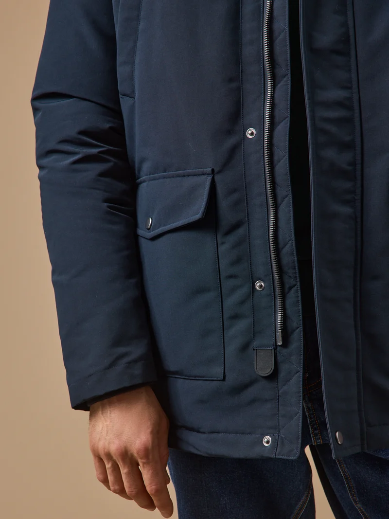Herren-Parka, halblang