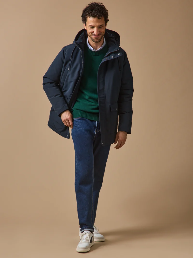 Herren-Parka, halblang