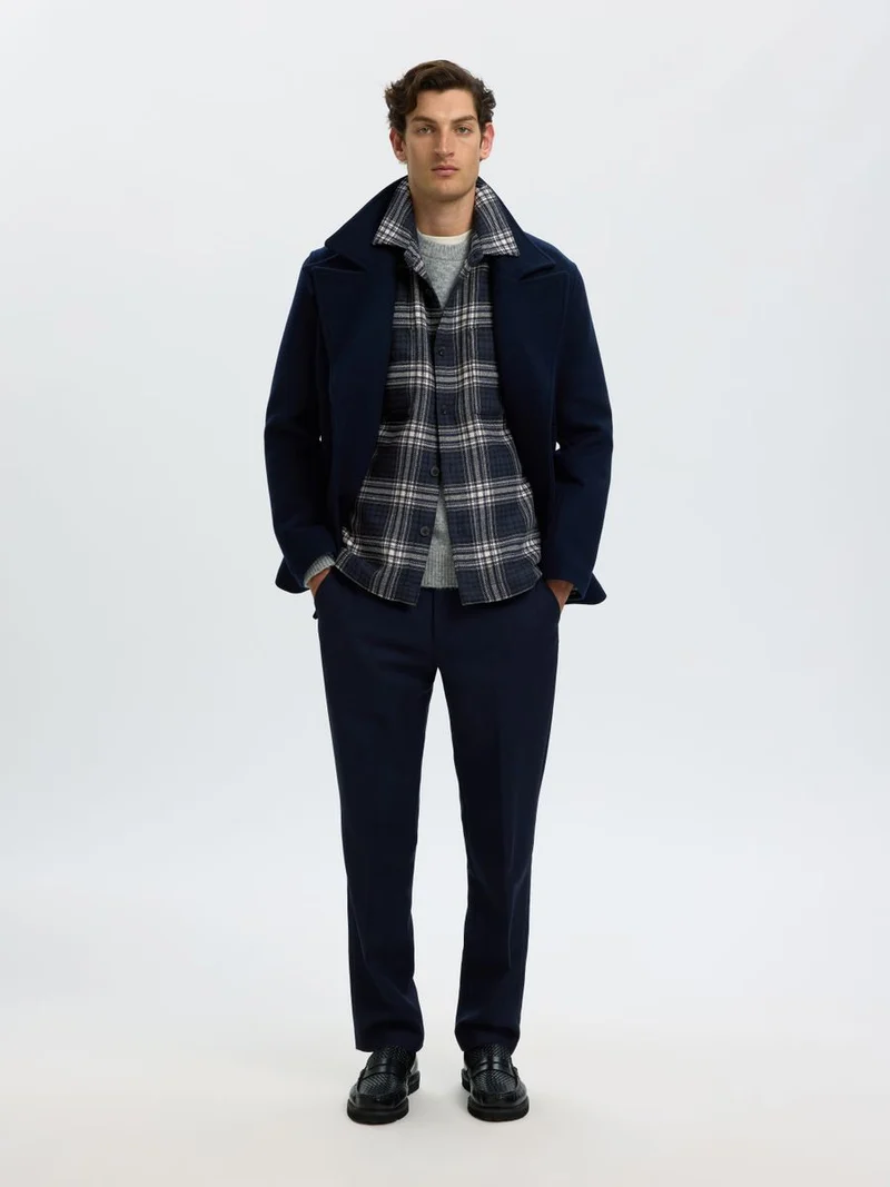 SLMOLE-PABLO WOOL BLEND OVERSHIRT NOOS