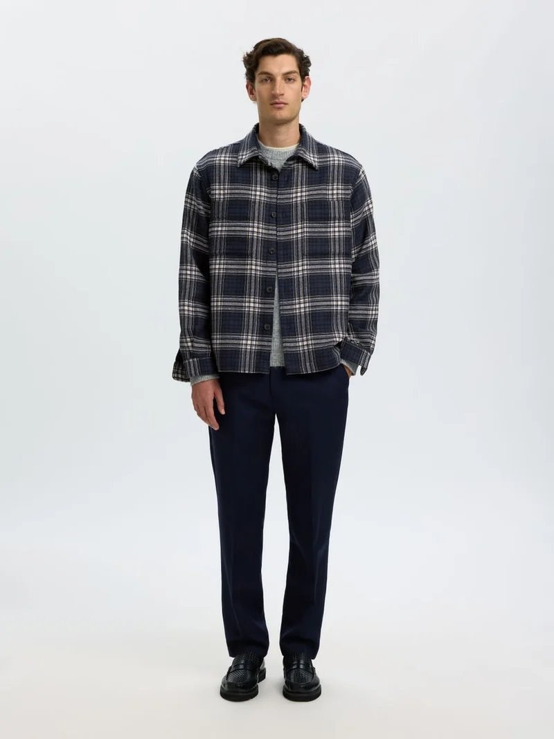 SLMOLE-PABLO WOOL BLEND OVERSHIRT NOOS