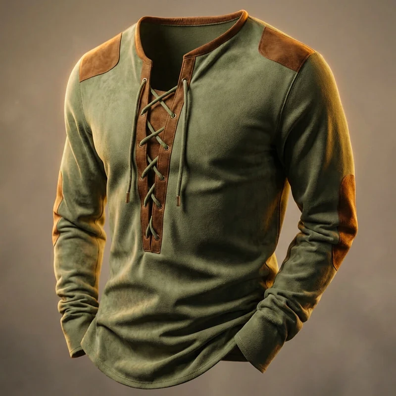 Vintage Henley Shirt