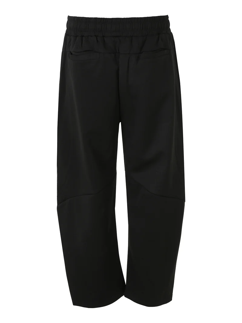 Pantaloni da uomo modello balloon con coulisse - nero