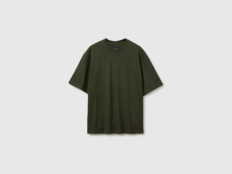 Kurzärmeliges T-Shirt mit Vintage-Effekt