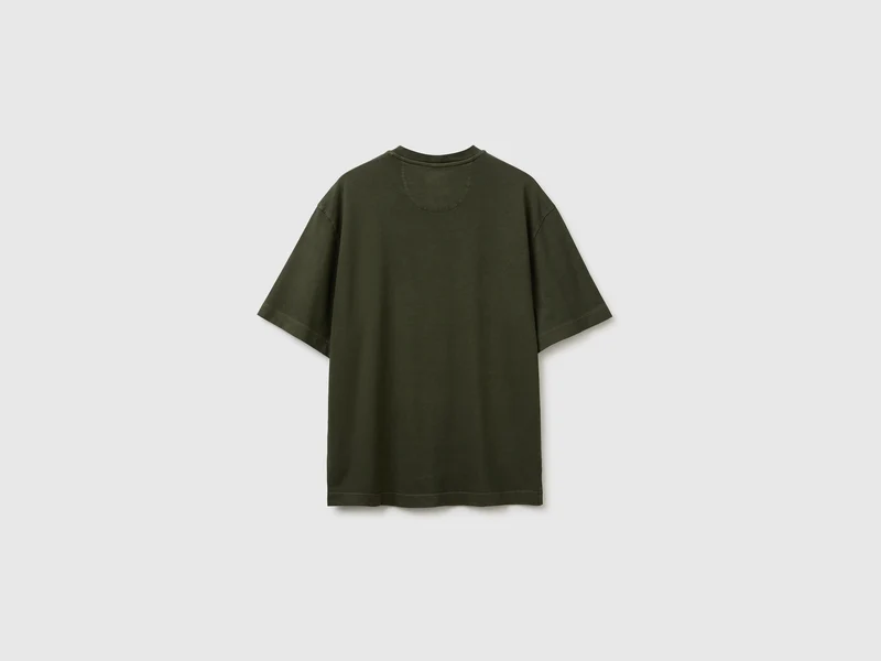 Kurzärmeliges T-Shirt mit Vintage-Effekt
