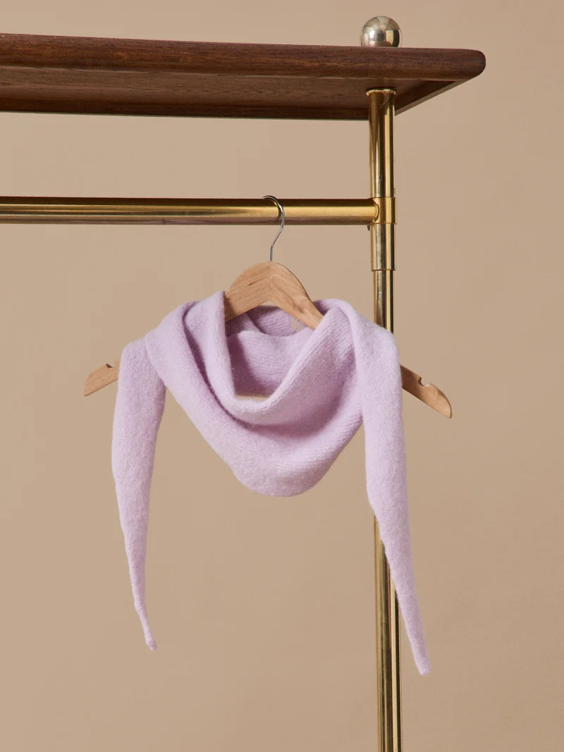 Damen-Dreickstuch – Cyrillus X Les 3 Tricoteurs