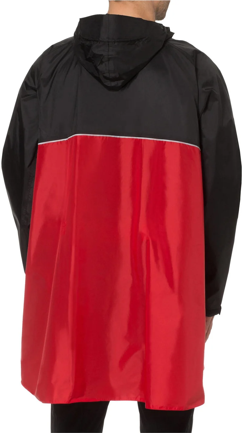 VAUDE Poncho Regenjacke mit Kapuze und Fronttasche