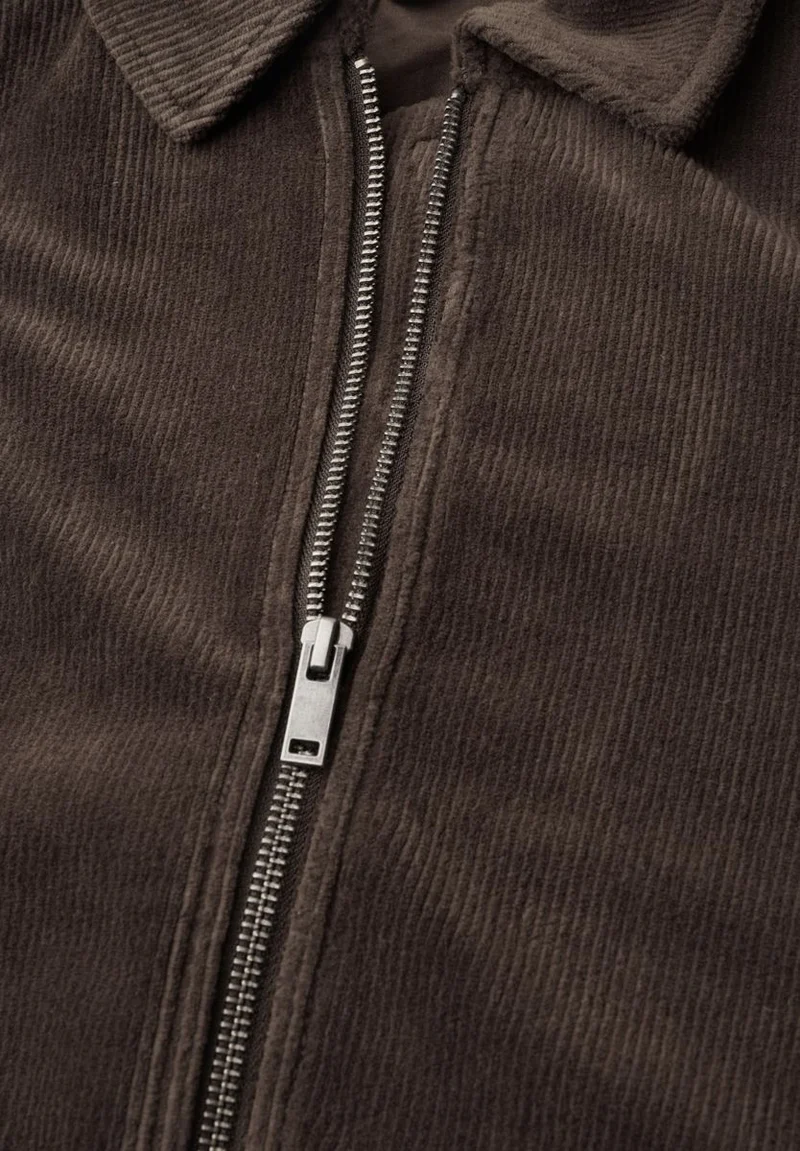 Blouson aus Cord mit Hemdkragen