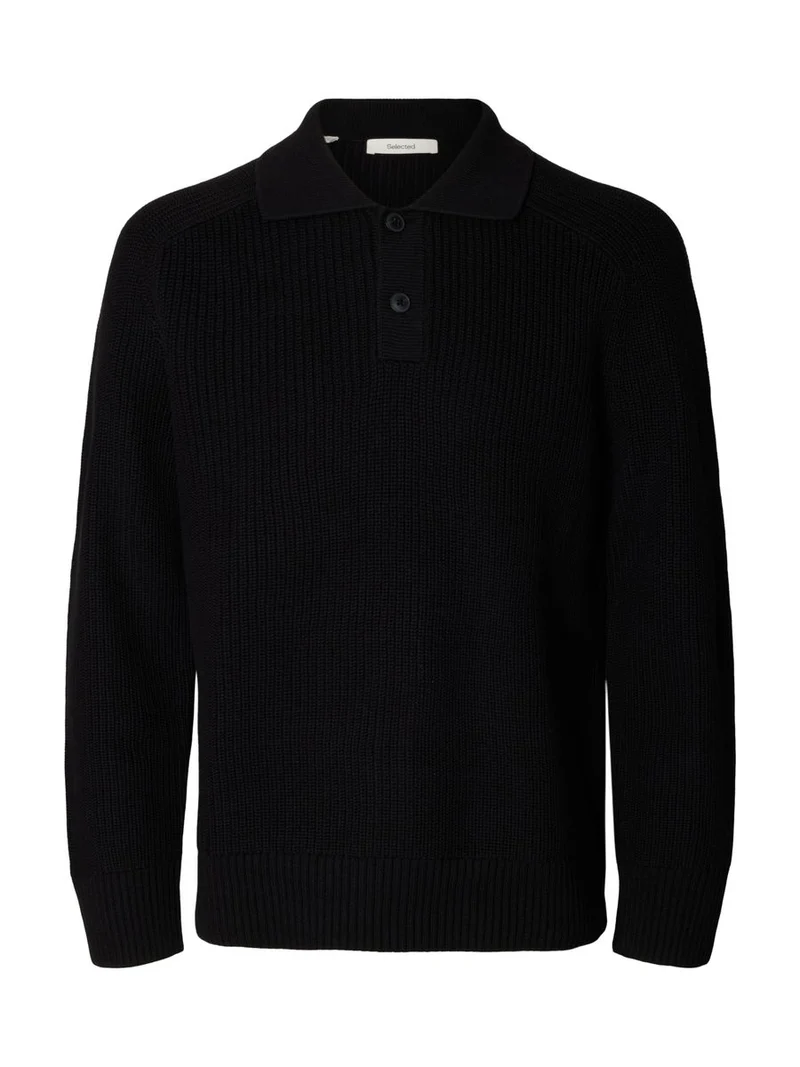 SLMPIM LS KNIT POLO CAMP