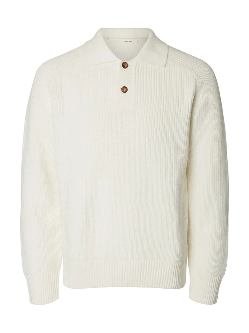 SLMPIM LS KNIT POLO CAMP