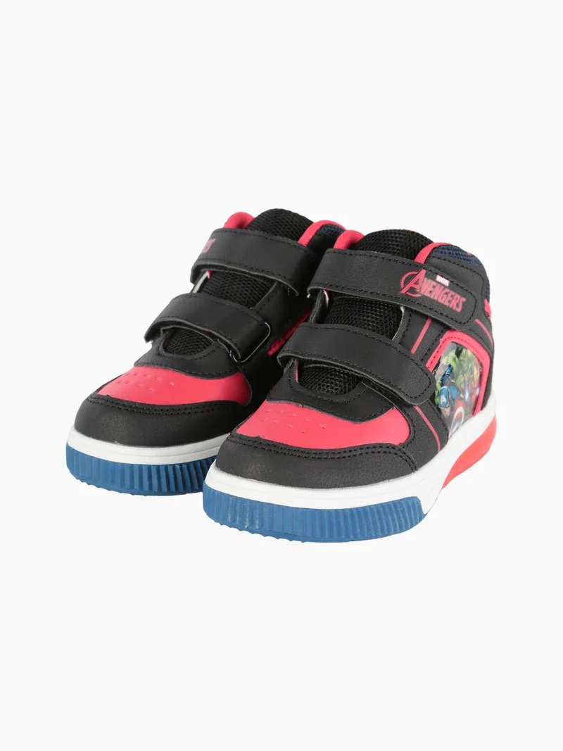 Sneakers alte da bambino con luci - nero
