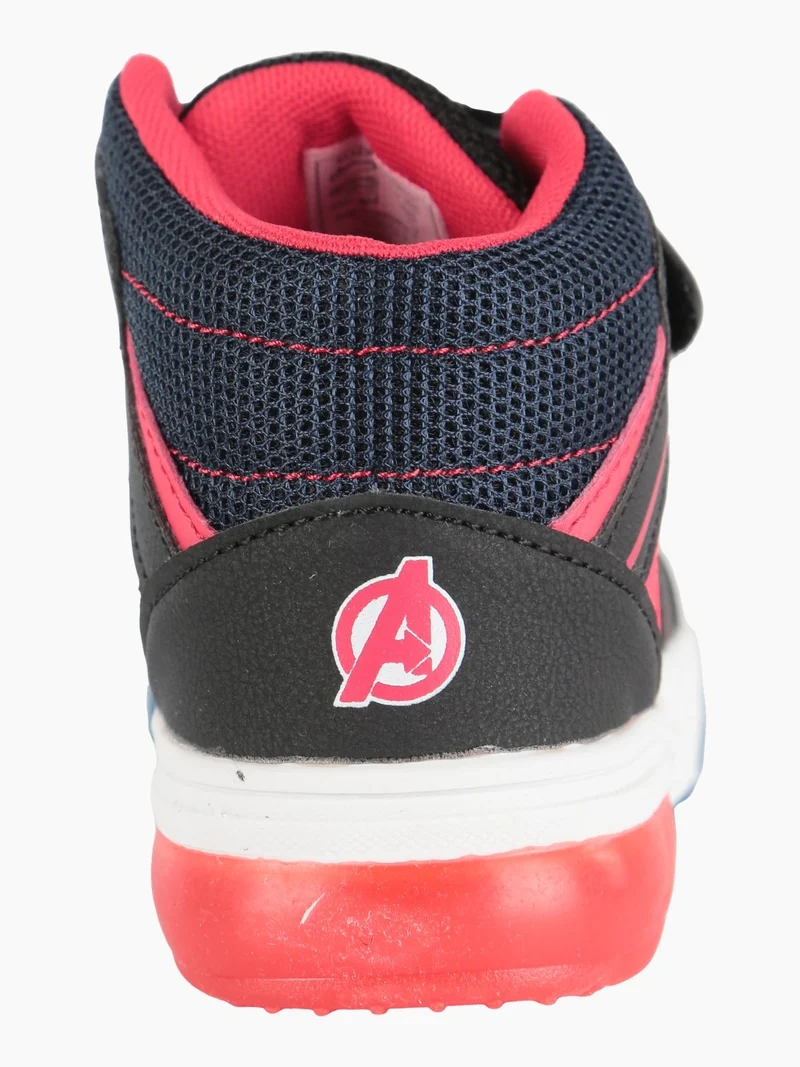 Sneakers alte da bambino con luci - nero
