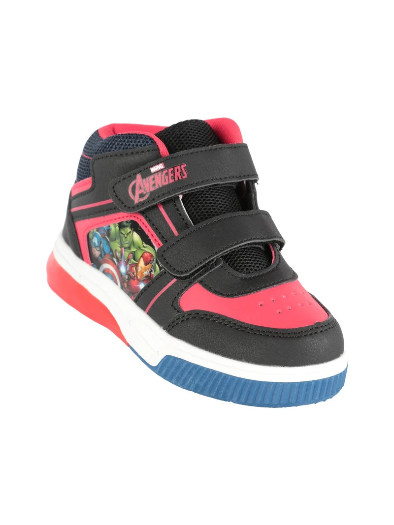 Sneakers alte da bambino con luci - nero