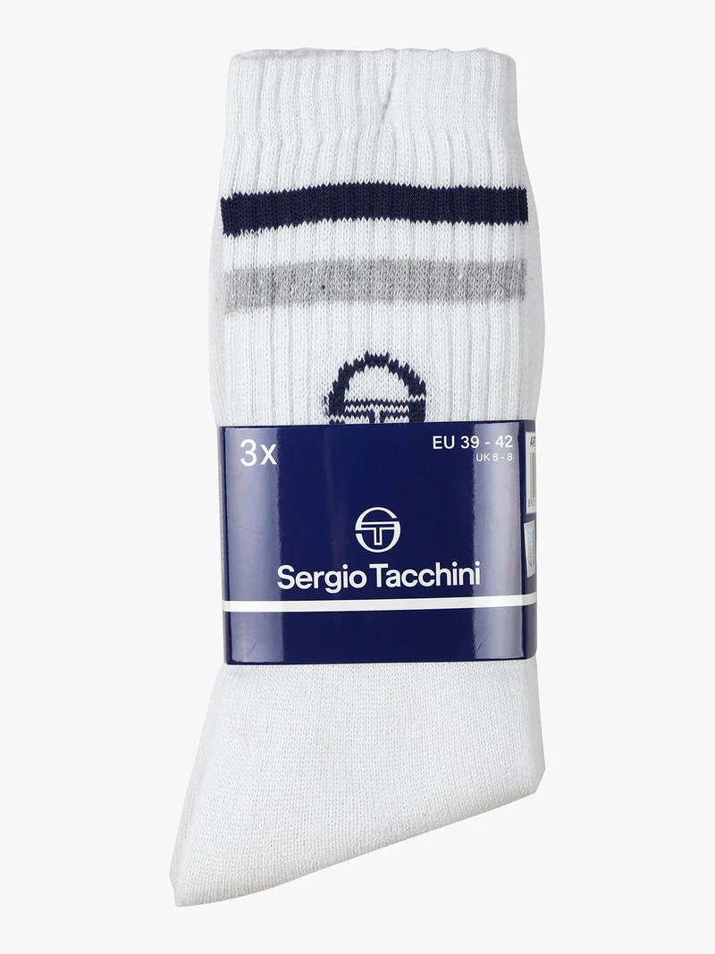3 Paia di calze uomo tennis - bianco