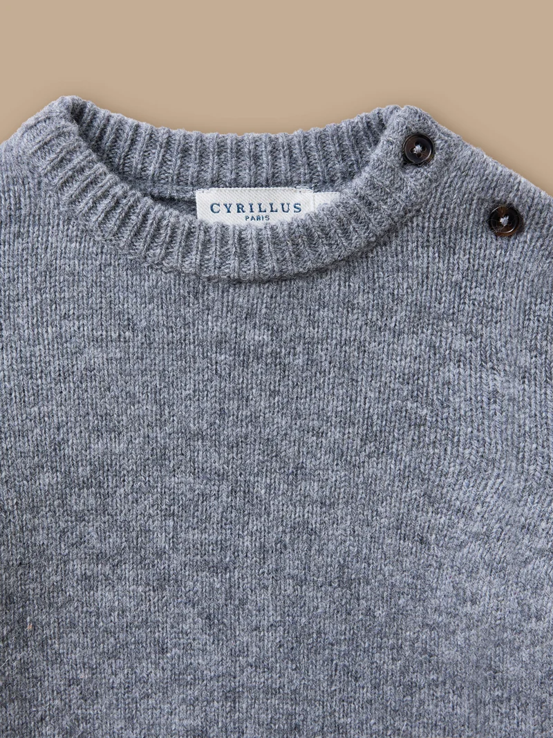 Pullover aus Merinowolle für Babys