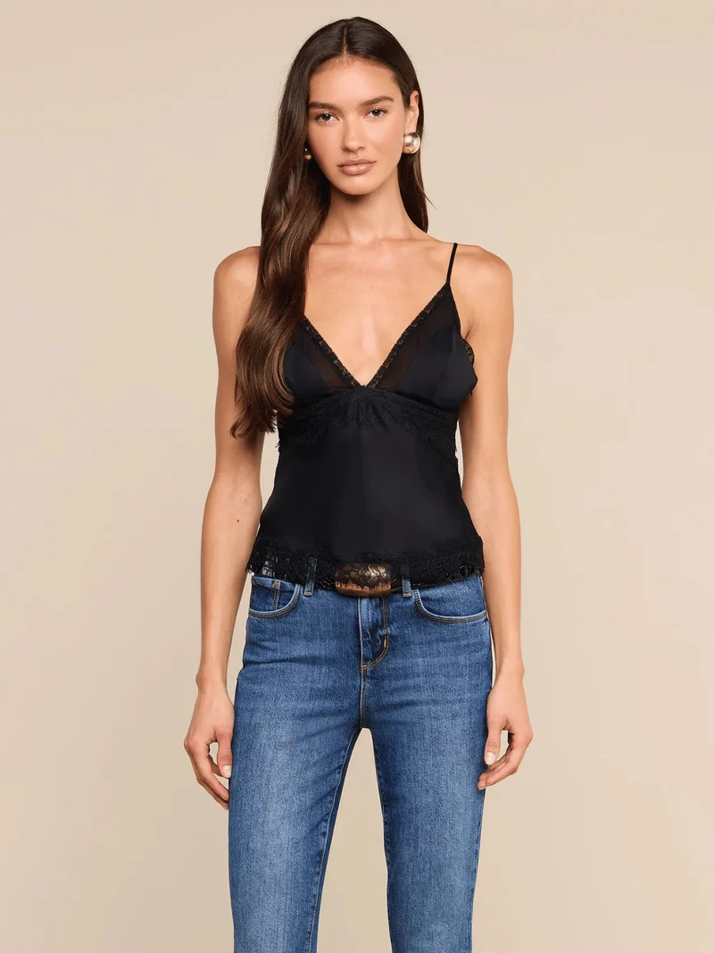 Elka Satin Spitzen Camisole