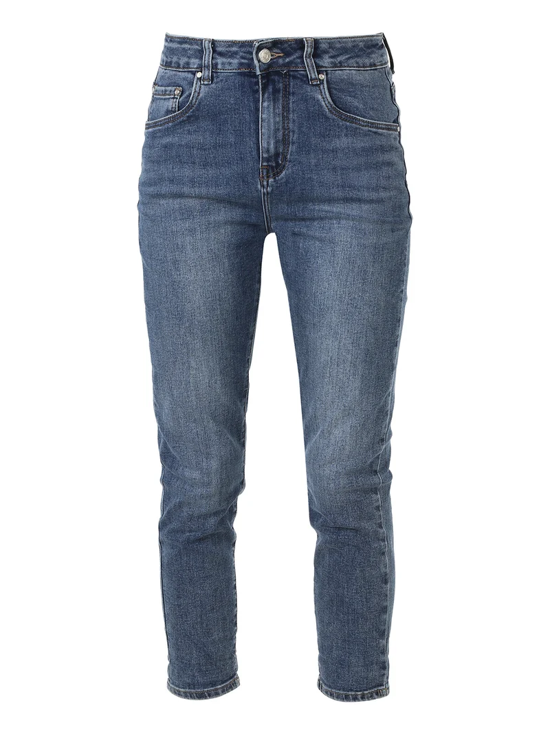 Jeans donna regular fit con tasche - jeans
