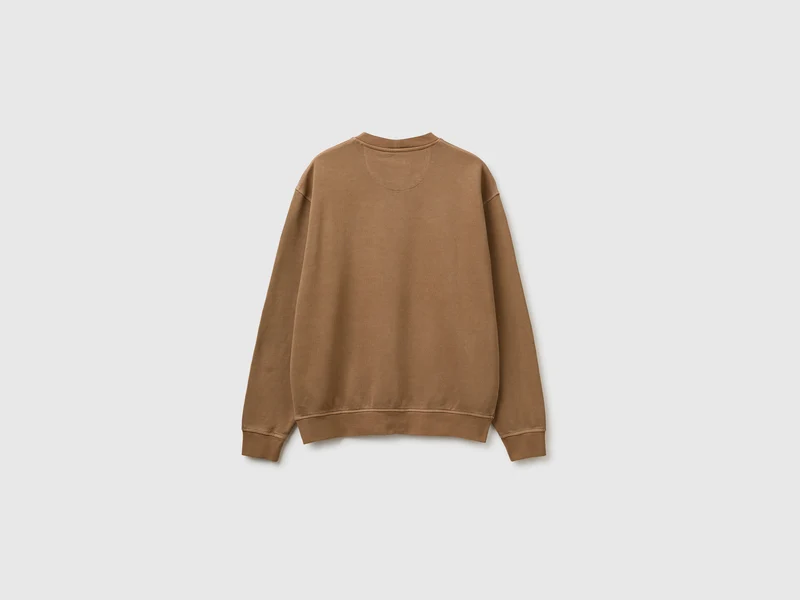 Sweatshirt mit Rundhalsausschnitt im Vintage-Stil