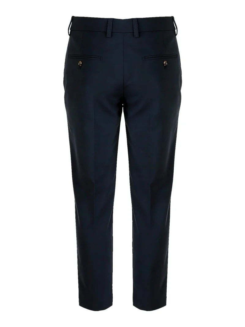 Pantaloni sartoriali da uomo slim fit- blu scuro