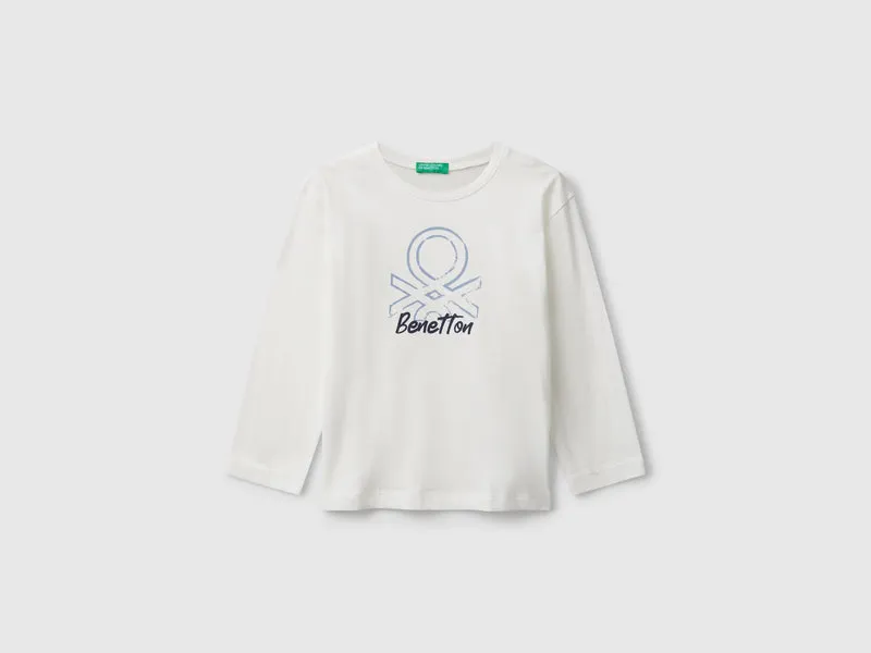 T-Shirt mit Logo-Print