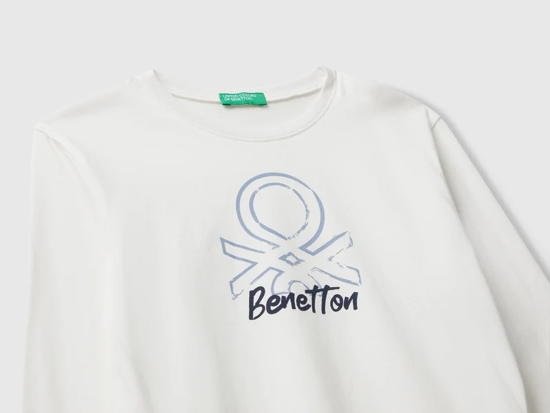 T-Shirt mit Logo-Print
