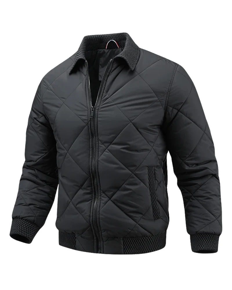 Quilted Bomber Jacket